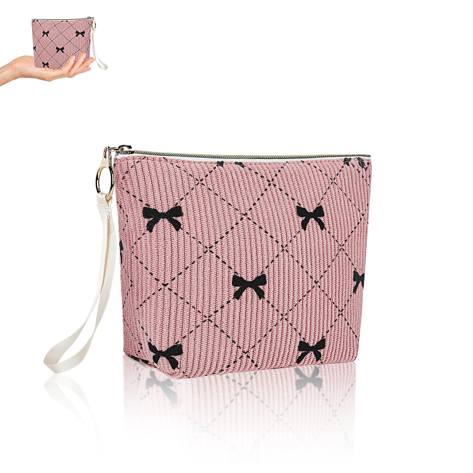 2 Piezas Neceser Compresas Pequeño Bolso de Almacenamiento Neceser para Compresas Algodon Tampones Bolsa Menstrual con Cremallera de Servilletas Sanitarias Bolsas Regalo para Adolescentes Niñas Mujer — view 17