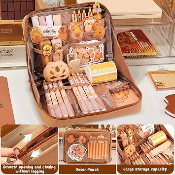Capybara Stationery Set, Cute Capybara Pencil Case