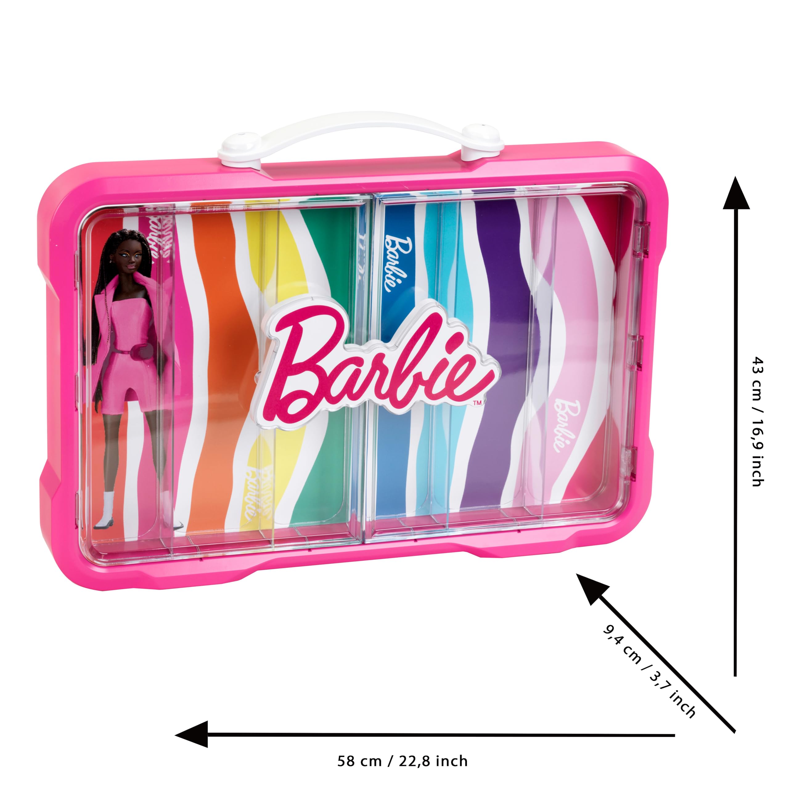 Theo Klein 5808 Barbie Collector Carrying Case - Wall-Mounted