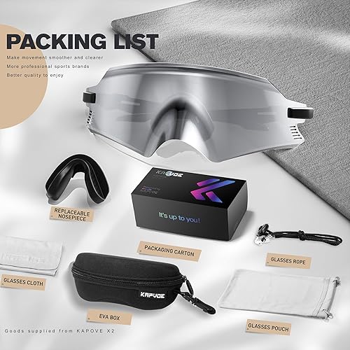 Miniatura 6 de KAPVOE Cycling Glasses Mountain Bike Sunglasses MTB Windproof Motorcycle Goggles Men Women Triathlon Sports Running