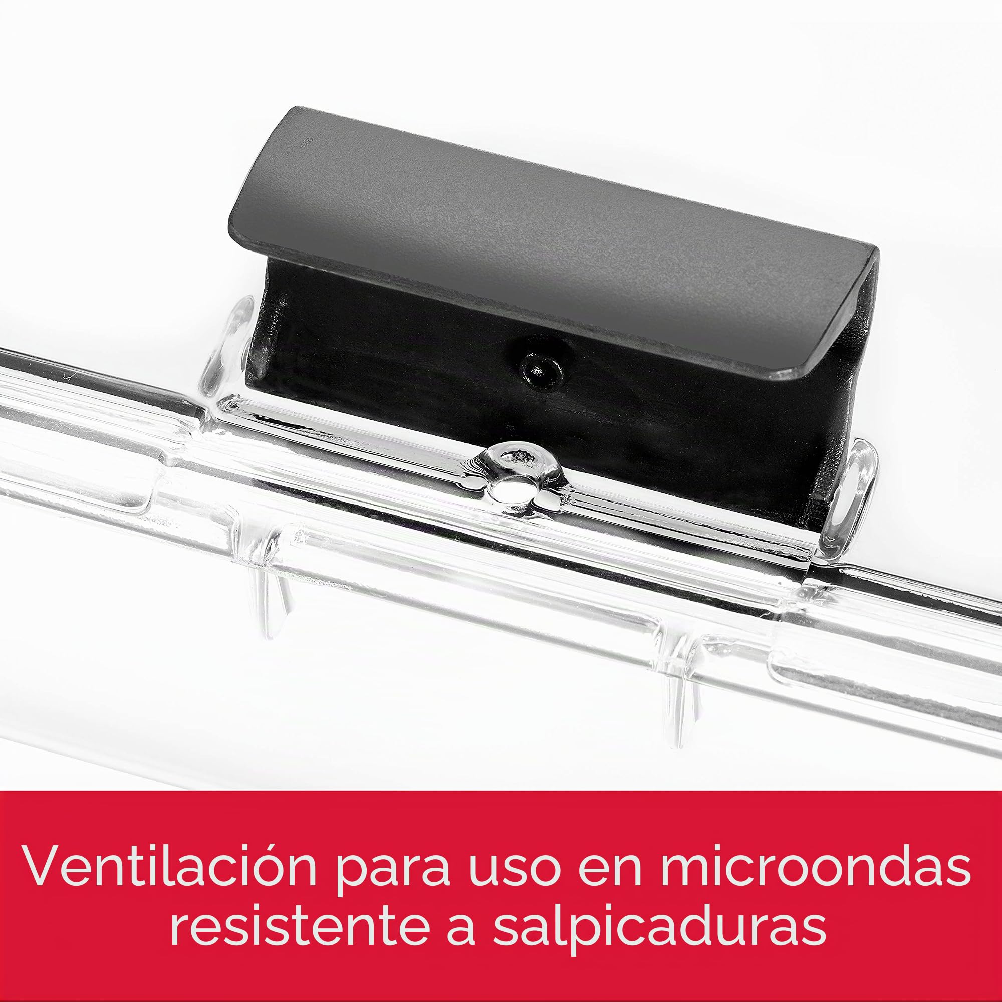 Rubbermaid Brilliance - Contenedores de almacenamiento de alimentos con tapas para almuerzo, preparación de comidas y sobras, aptos para lavavajillas, transparente/gris