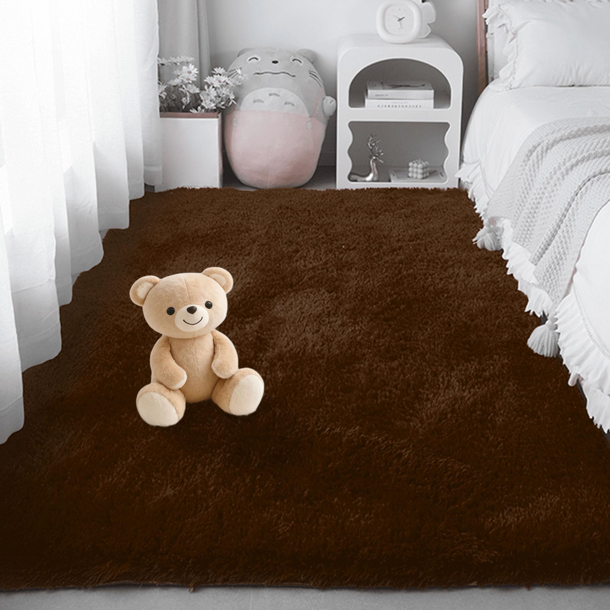 Tapis de salon 300 x 330 cm lavable pour nettoyer facilement les taches du quotidien