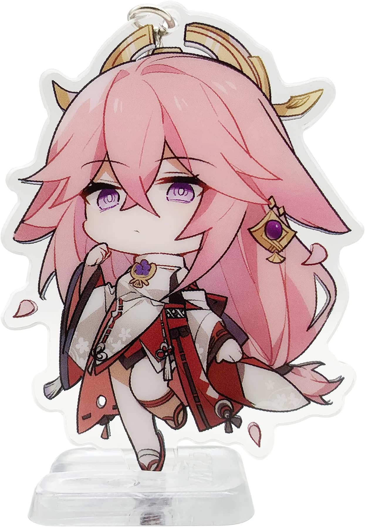 YJacuing Genshin Impact Cute Acrylic Keychain Figure