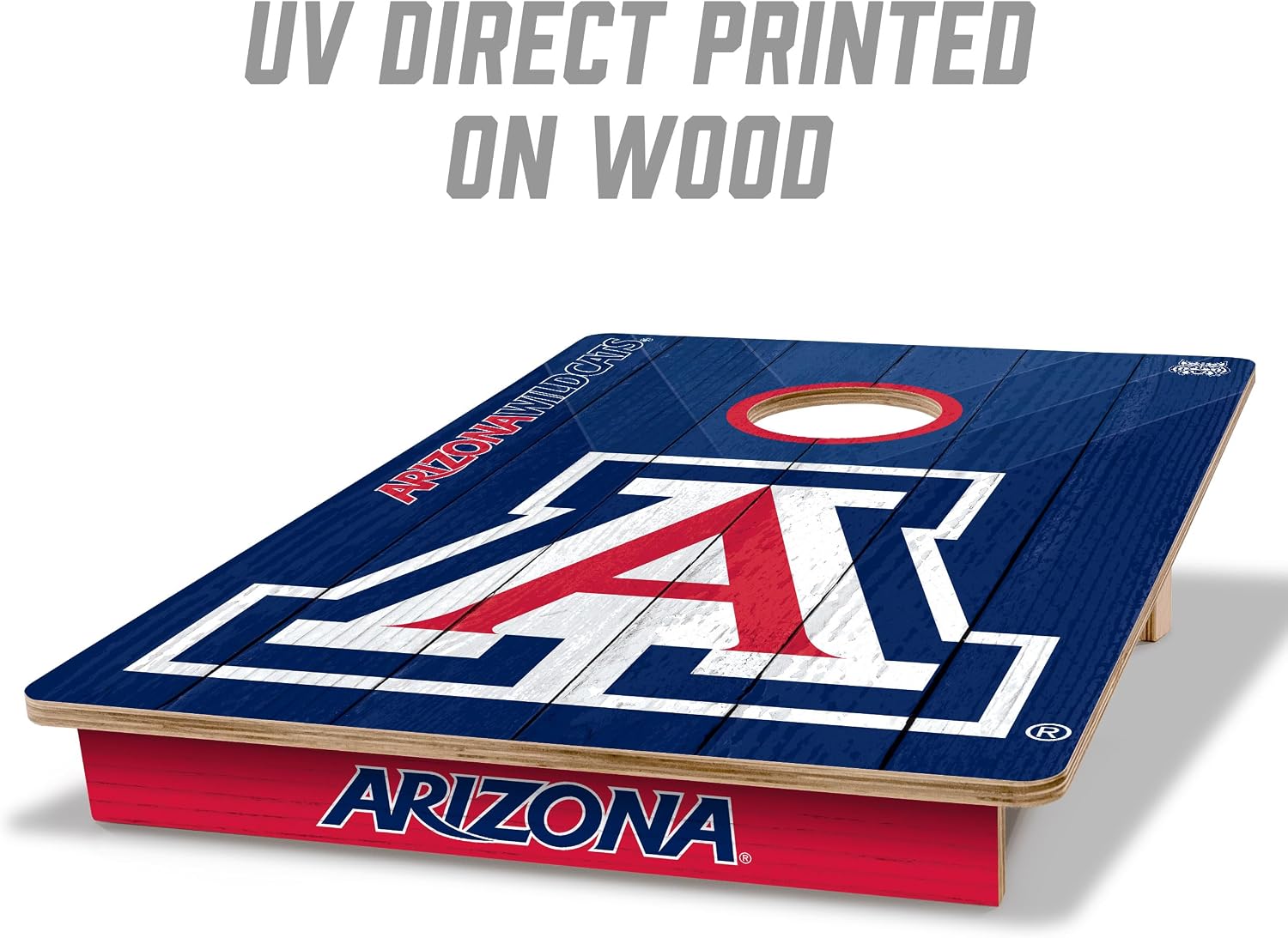 YouTheFan NCAA 2’ x 3’ Wood Cornhole Game with Logo Bags