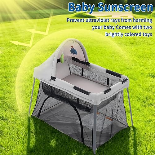 Miniatura 7 de Gentle Monster Cuna de viaje, cuna portátil para bebé