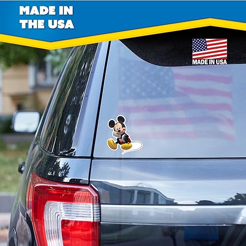 Miniatura 7 de Calcomanías de Disney Junior Mickey Mouse Clubhouse - Juego de 4 calcomanías de Mickey Mouse para niños y adultos - Calcomanías de vinilo para