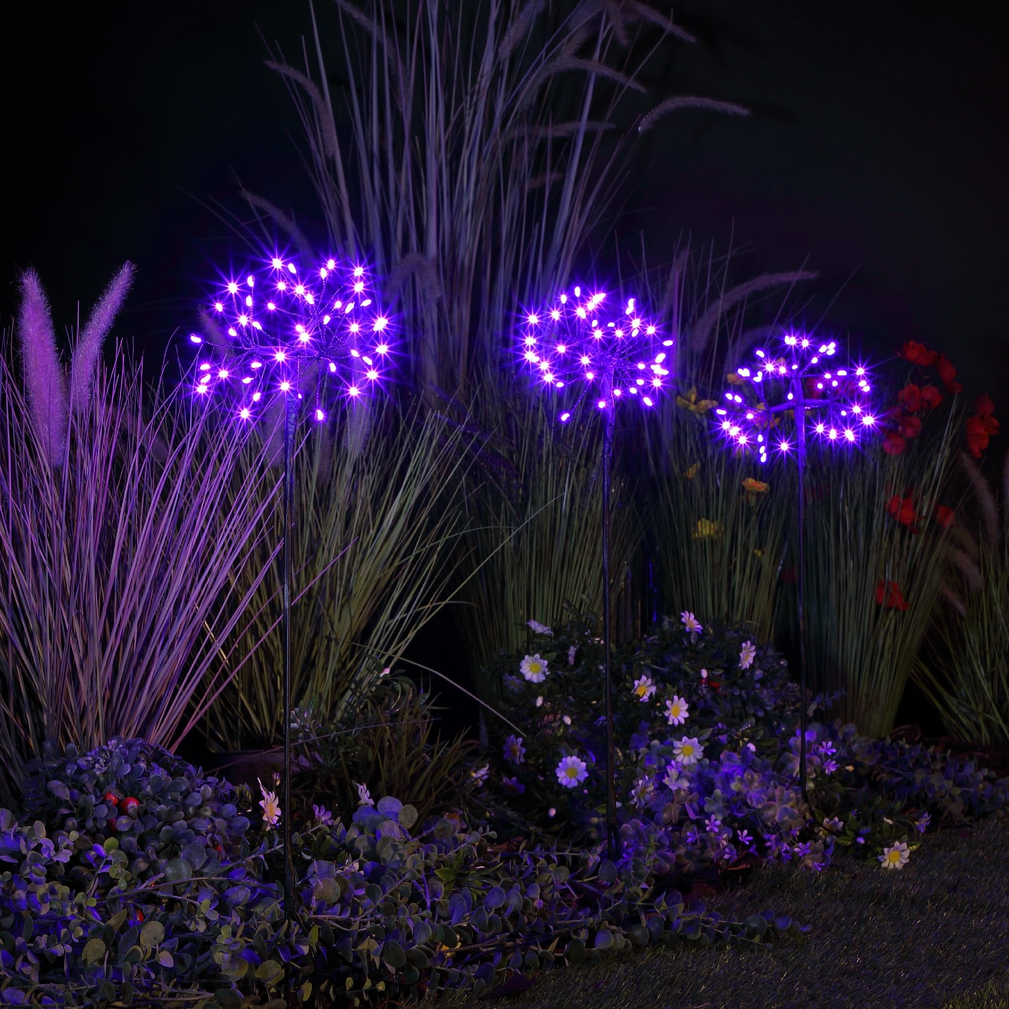 Noma Lilac Connectable Firework Lights (Set of 3)