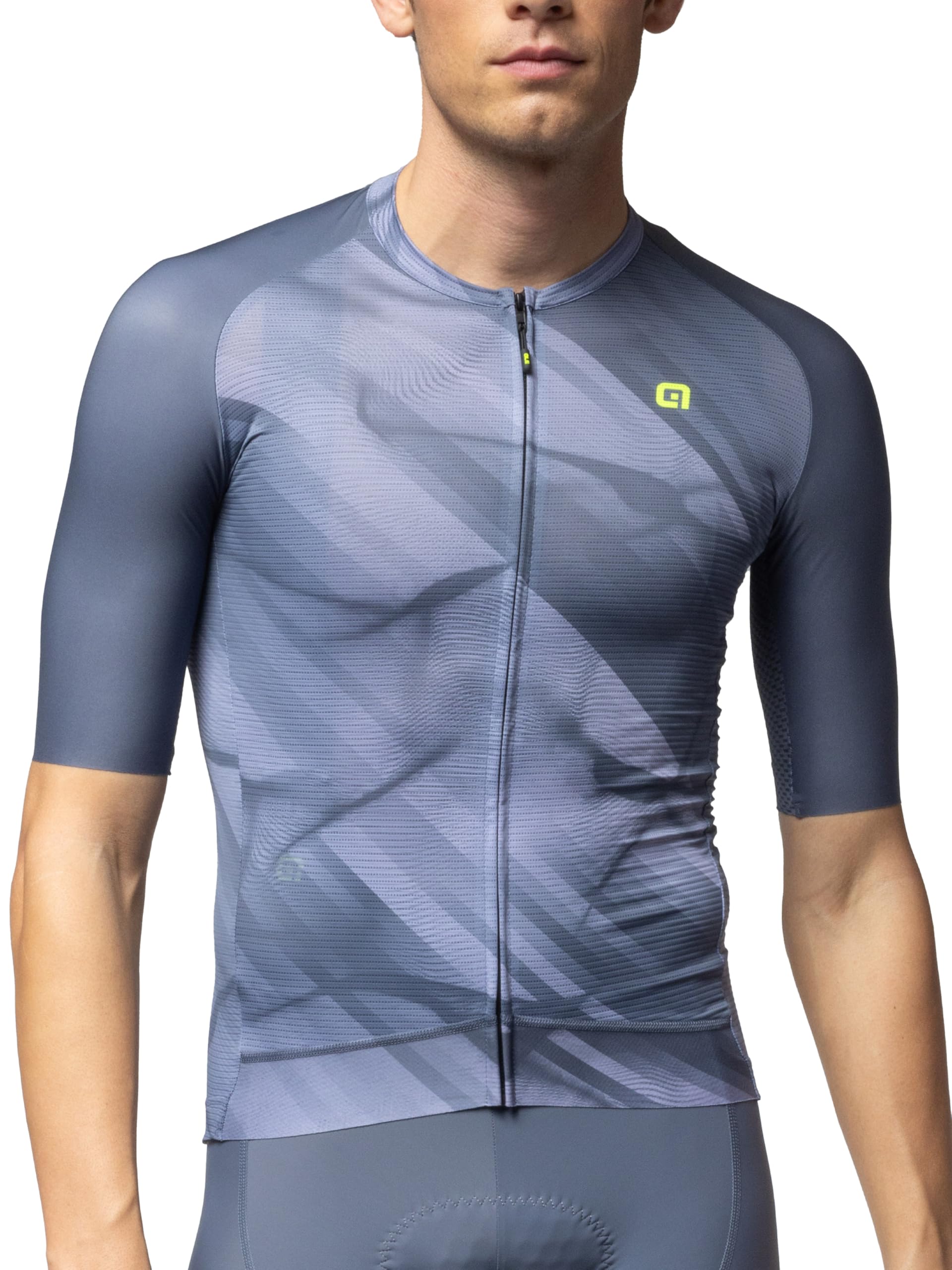 Alé Cycling Men's Pragma Crash Short Sleeve Cycling Jersey, Steel, L