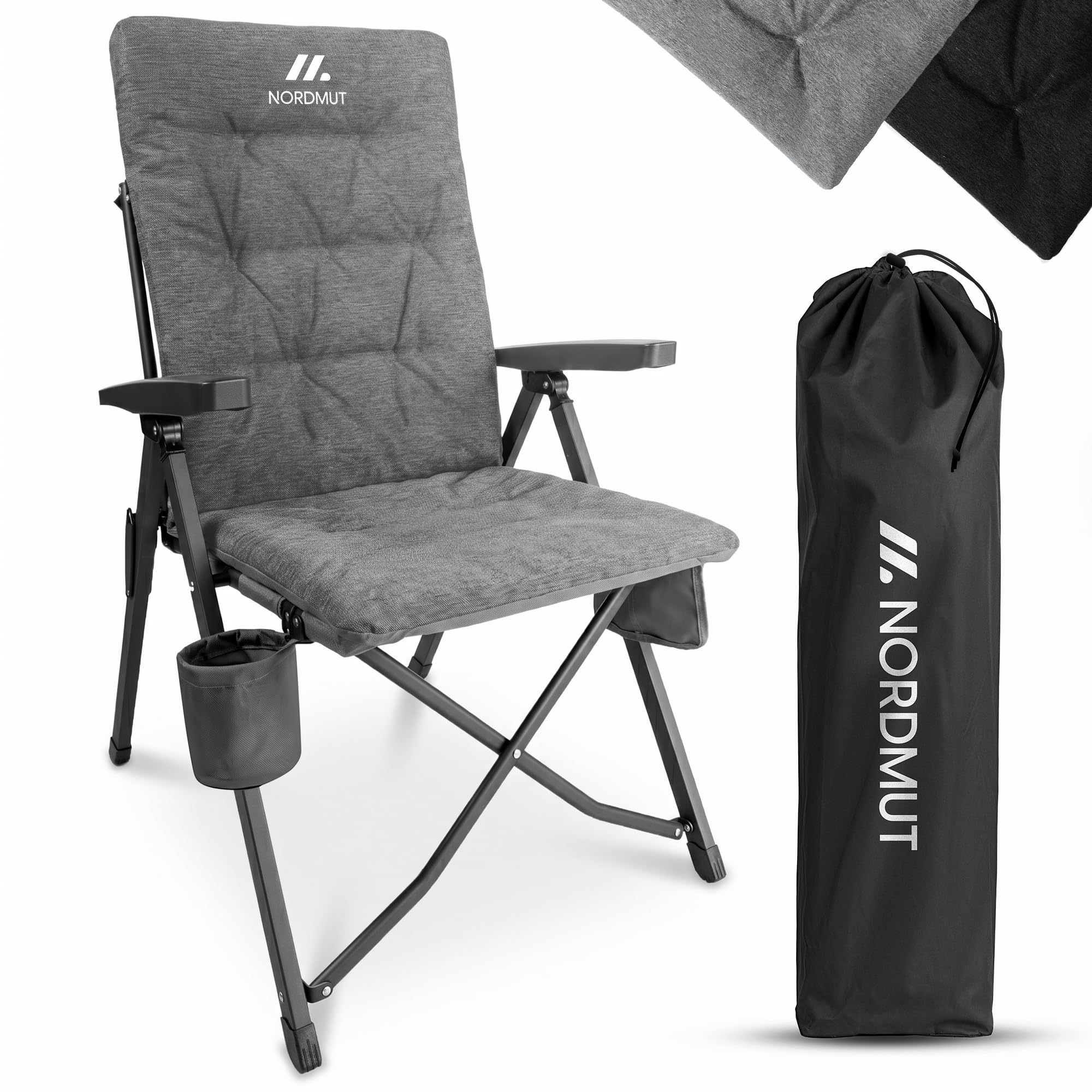 Chaise de camping pliante contre le mal de dos fauteuil de jardin ergonomique réglable