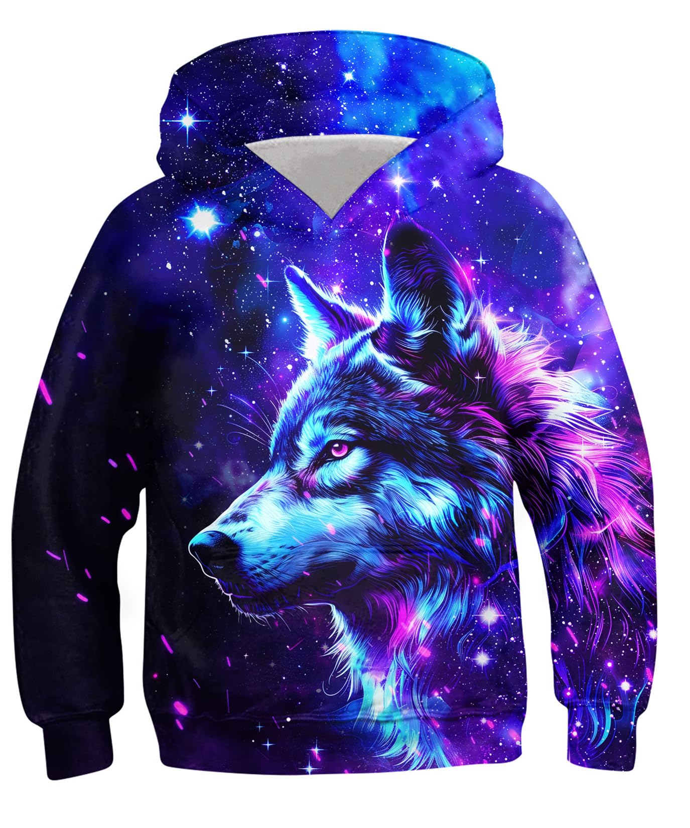 ALISISTER Hoodie Jungen 3D Lustig Gedruckt Kapuzenpullover Kinder Mädchen Langarm Pullover Sweatshirt Alter 4-16