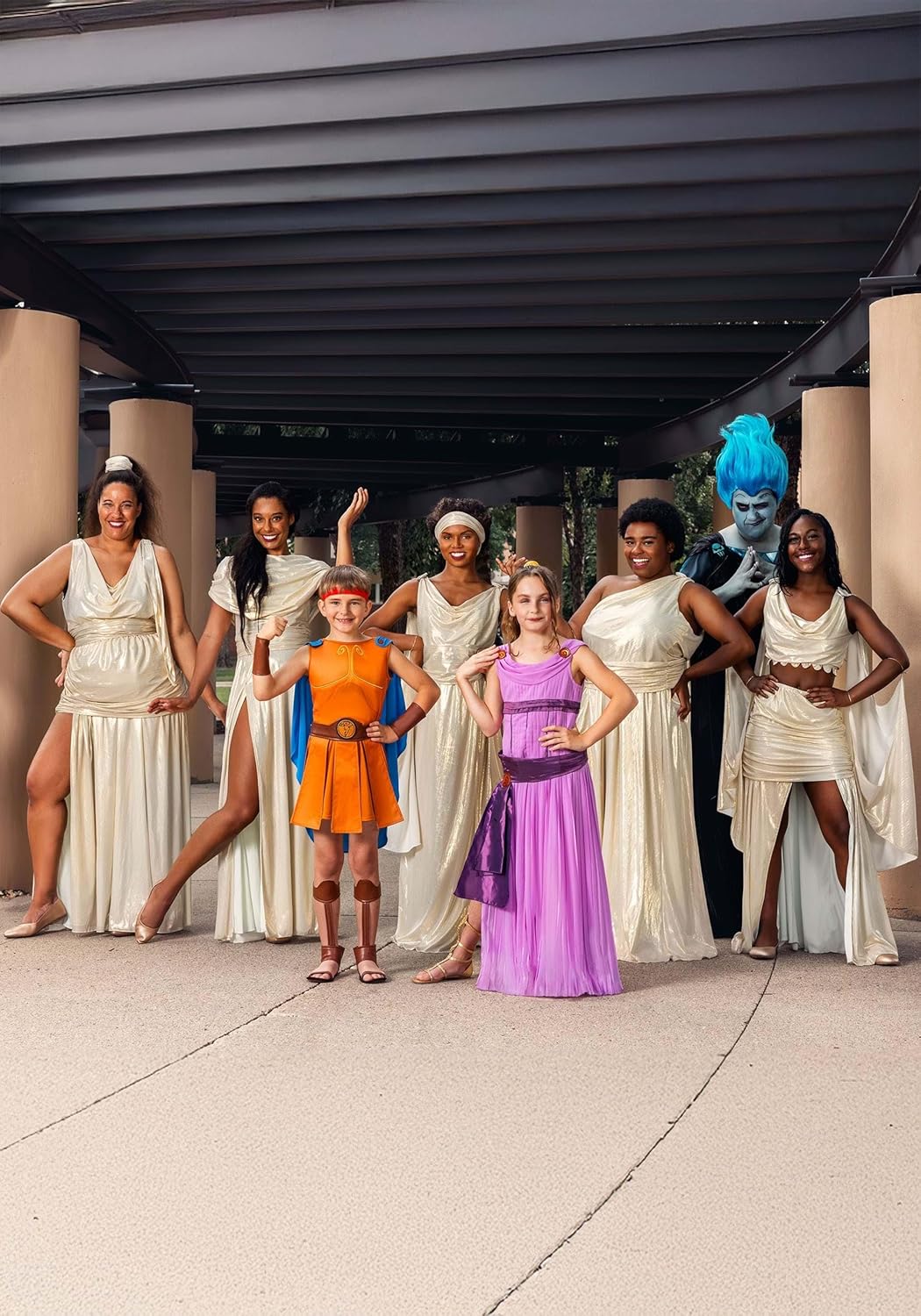 Plus Size Hades Costume | Disney's Hercules Hades Adult Costume, Blue Haired Greek God of the Underworld - Image 4