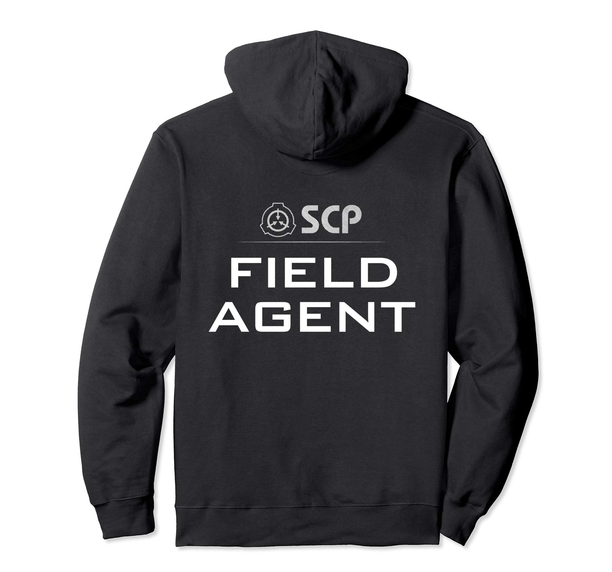Opal Sky Studio - SCP FoundationSCP Foundation Field Agent, Design on Back Pullover Hoodie