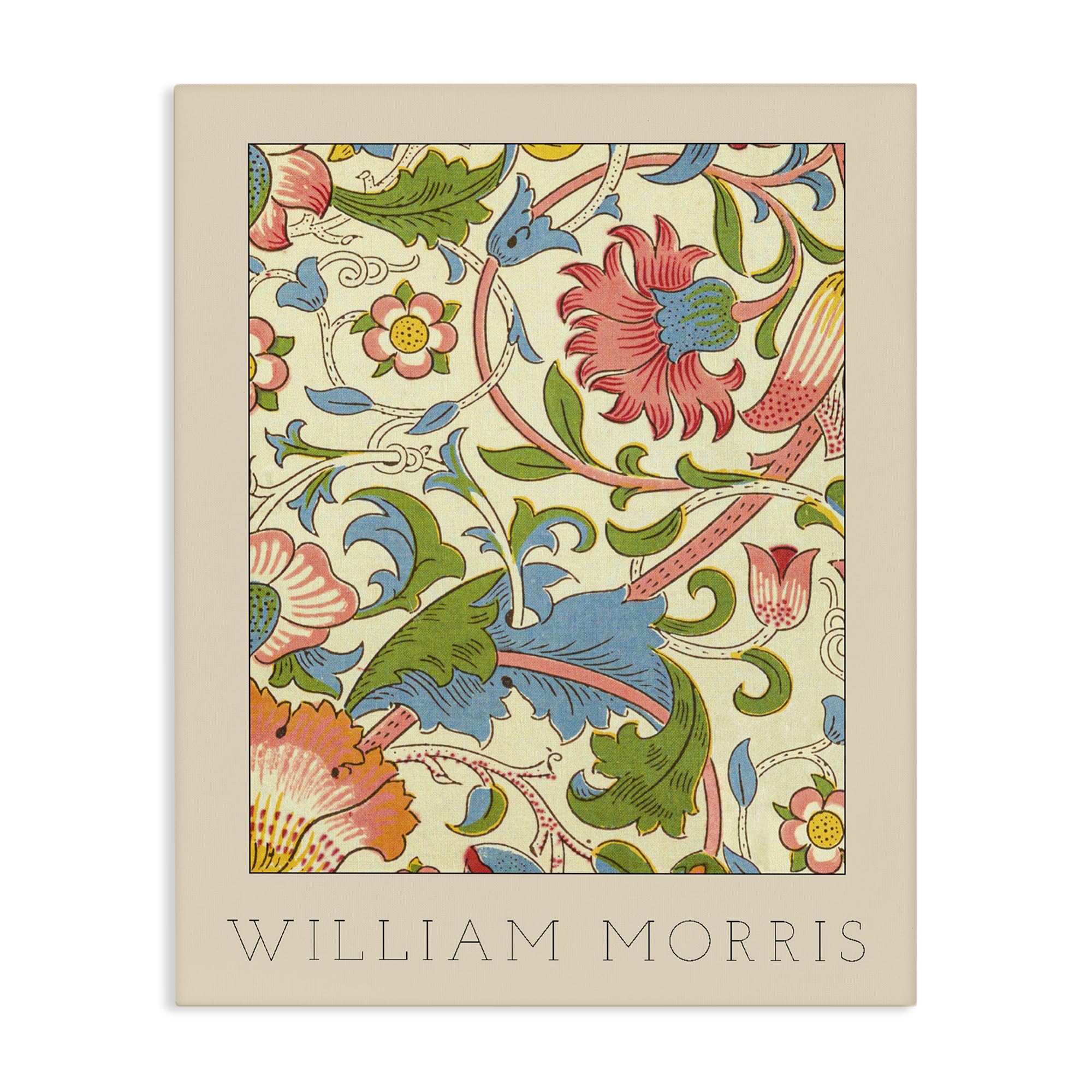 Stupell Industries Unframed 'Stylish Boho Classic Flowers'| Canvas Art