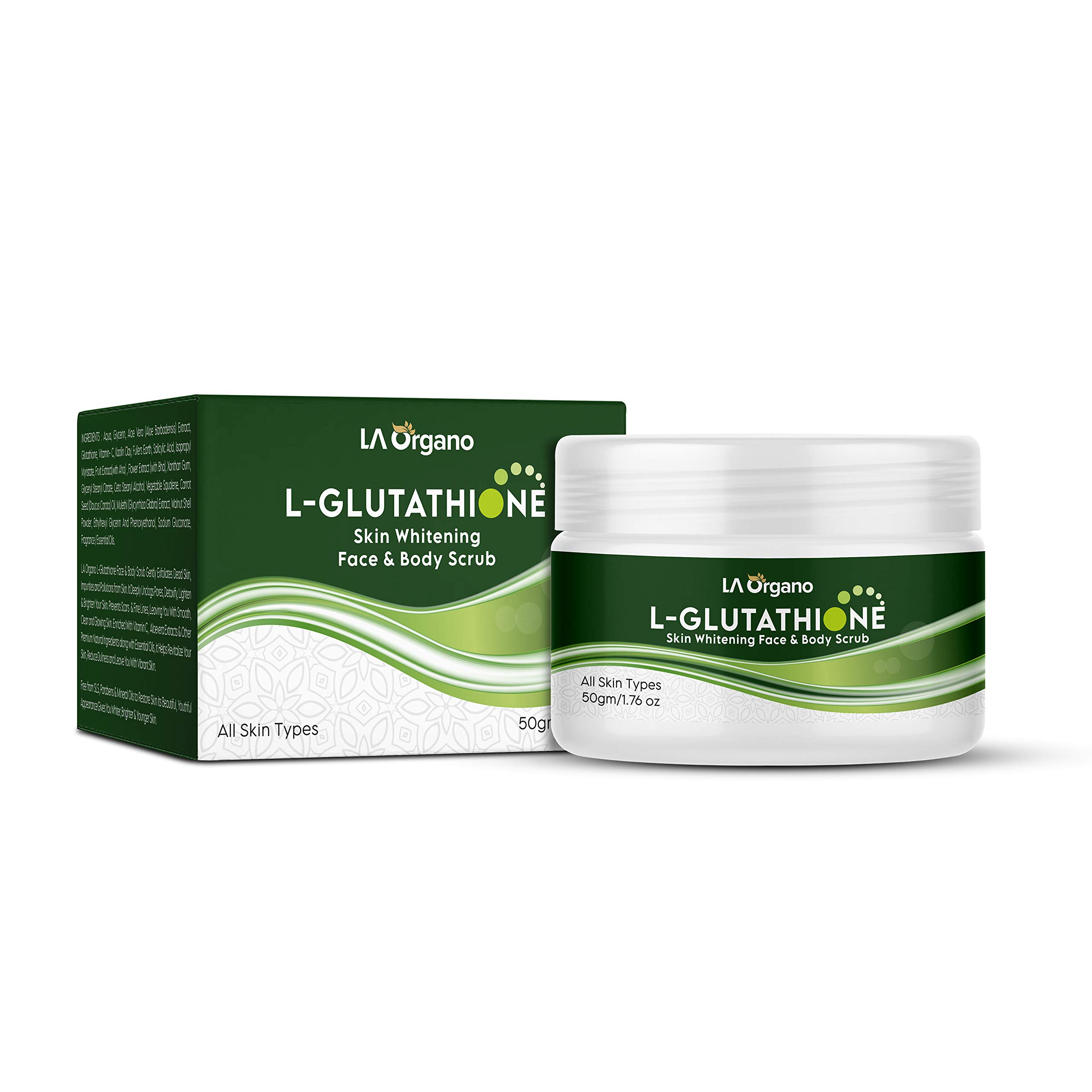 l glutathione body exfoliating cream whitening Arbutin Kojic Acid Lotion: Lactic Acid, Vitamin C - 4 Oz Kem Ty T Bo Cht