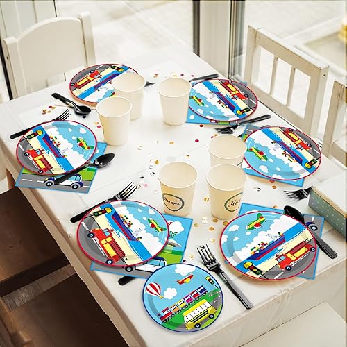 Vista 60 de gisgfim 96 Pcs Thanksgiving Fall Plates and Napkins Party Supplies Autumn Leaves Tableware Set Thanksgiving Pumpkin Maple Party Decorations Favors