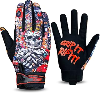 WFX Motorcycle Gloves for Men and Women,Cycling Gloves Breathable Touch Screen Dirt Bike Racing Gloves for ATV, MTB, BMX and Motocross Ride Racing, Bike