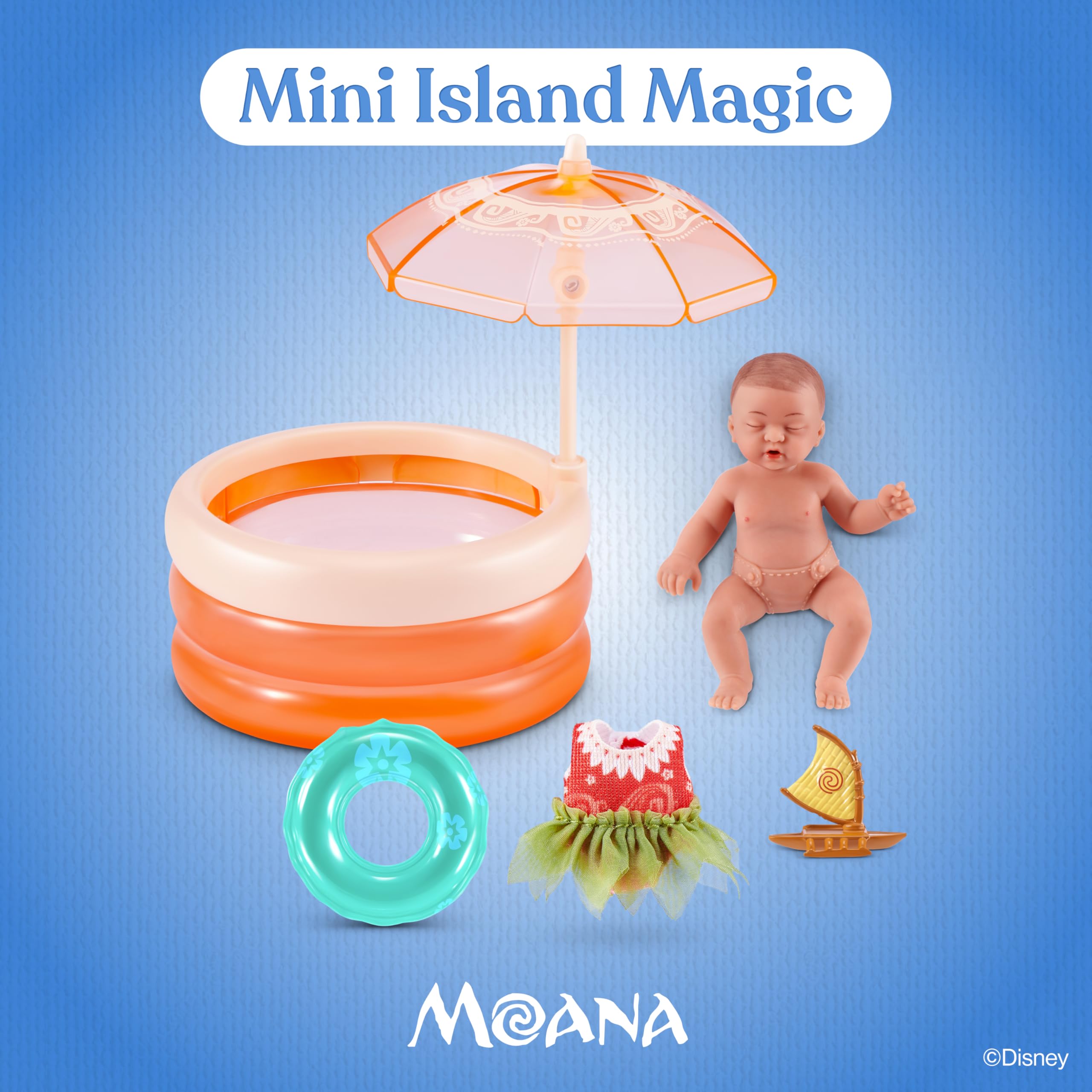 My Mini Baby Disney Series 1 2 Pack de ZURU – Muñeca Bebé Disney Coleccionable en Cápsula Misteriosa con Accesorios, Juguete Miniatura Realista para Niñas de 3+ Años