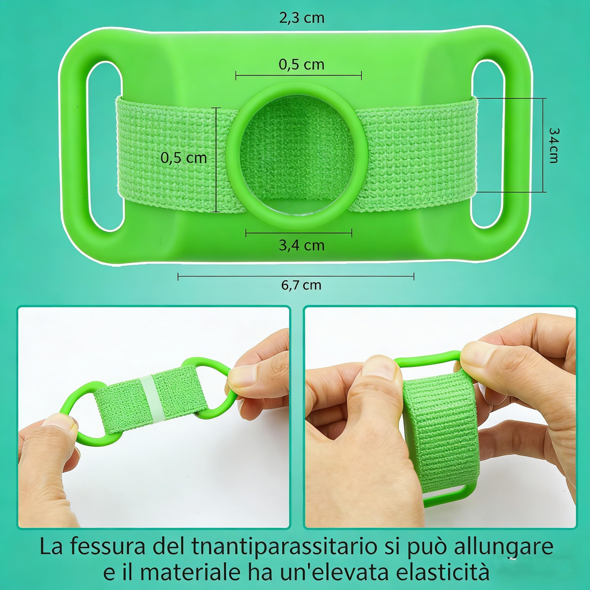 Collare Antiparassitario Naturale,Collare Antiparassitario Per Cani (4*A)