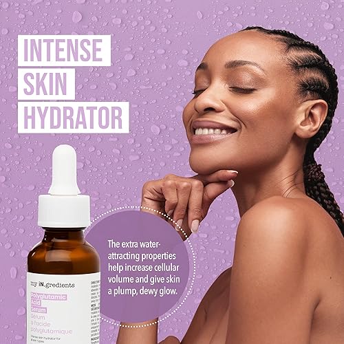 Miniatura 8 de My iN.gredients Suero de ácido poliglutámico, suero facial antiarrugas, más volumen y elasticidad