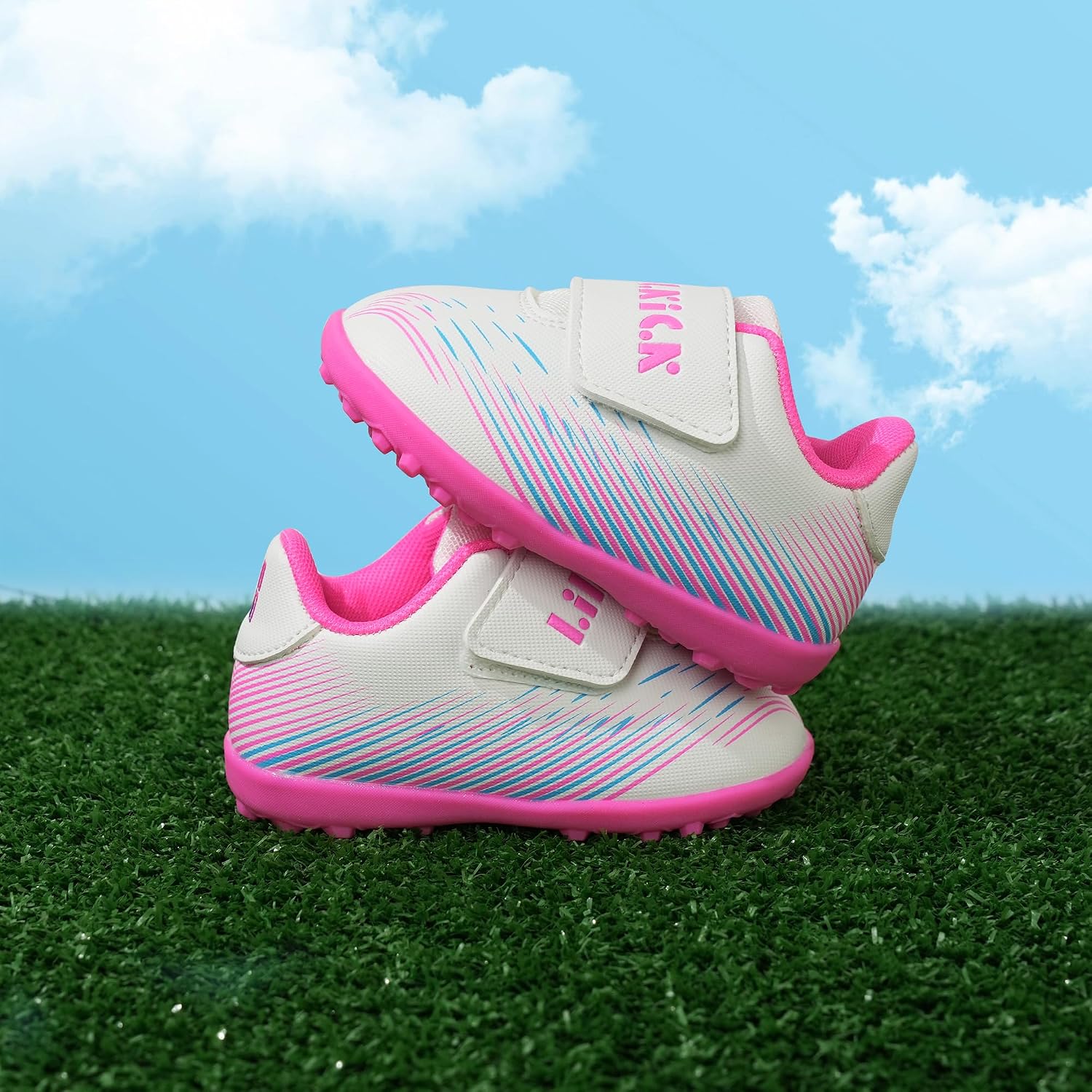 brooman Toddler Soccer Shoes for Boys and Girls 0-3 Years