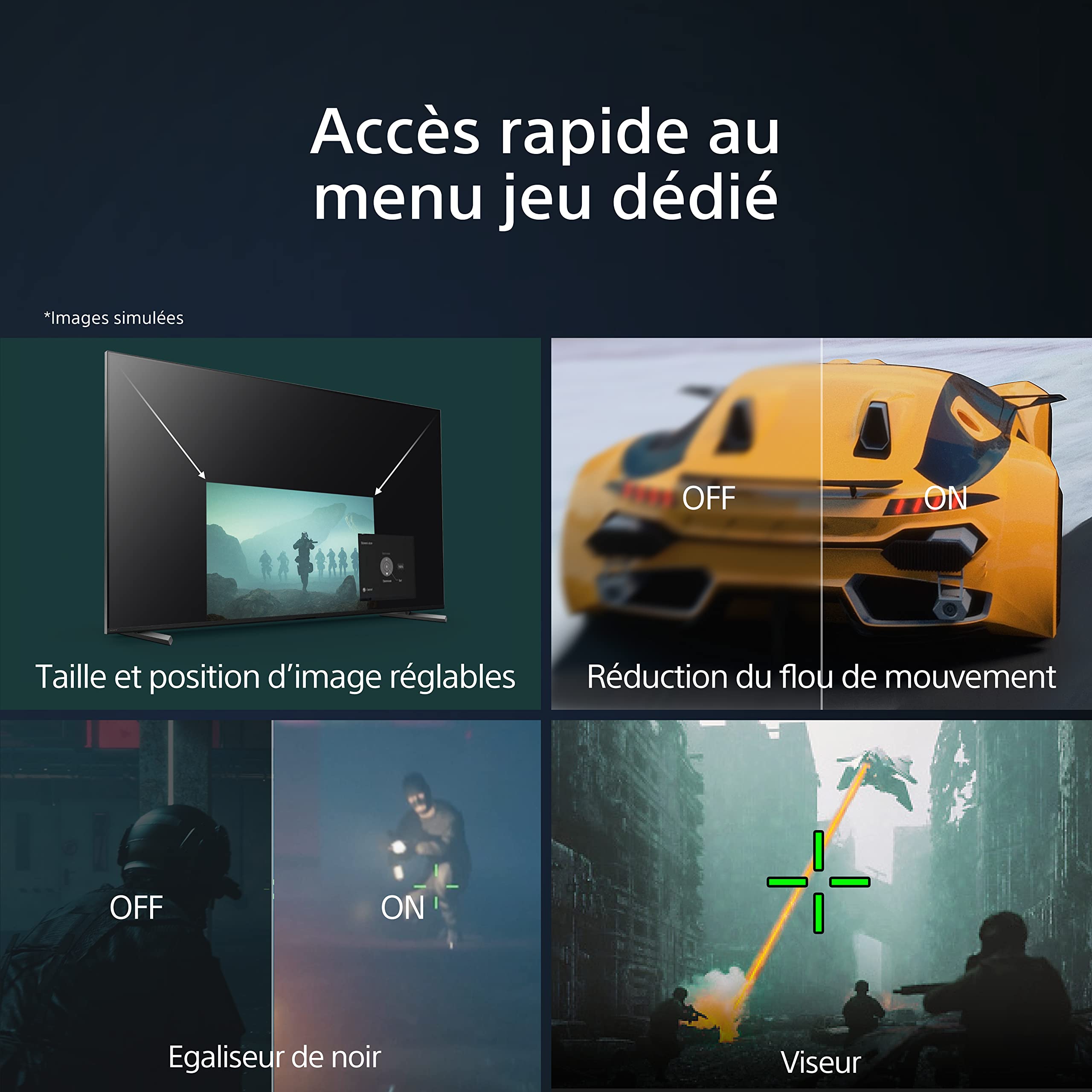 Sony Television Bravia KD-65X75WL : 4K Ultra HD LED | HDR | Google | Pack ECO | BRAVIA Core - Design Signature Sony [Classe énergétique F]