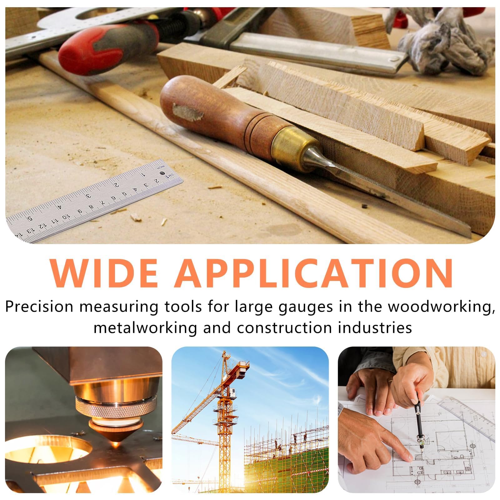 Digital Angle Ruler - 300mm Protractor Finder -7
