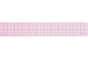 Westcott 8ths Graph Beveled Ruler: 12" Precision Measuring Instrument