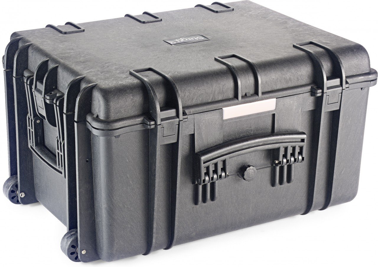 Stagg SCF-584433 Stagg Water & Dustproof Universal Transport Case with Pre-Cut Pick 'n Pluck Foam - Black