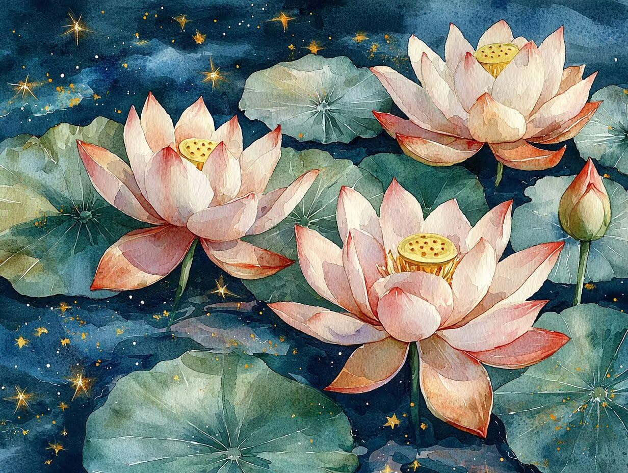5D Fiore Di Loto Diamond Painting Kit per Adulti, Stagno Pittura Diamante Kit, Fai Da Te Diamantini Crystal Art Kit Completo, per Hobby Creativi Adulti Principianti Decorazione Regalo 90x120cm L0Y-766