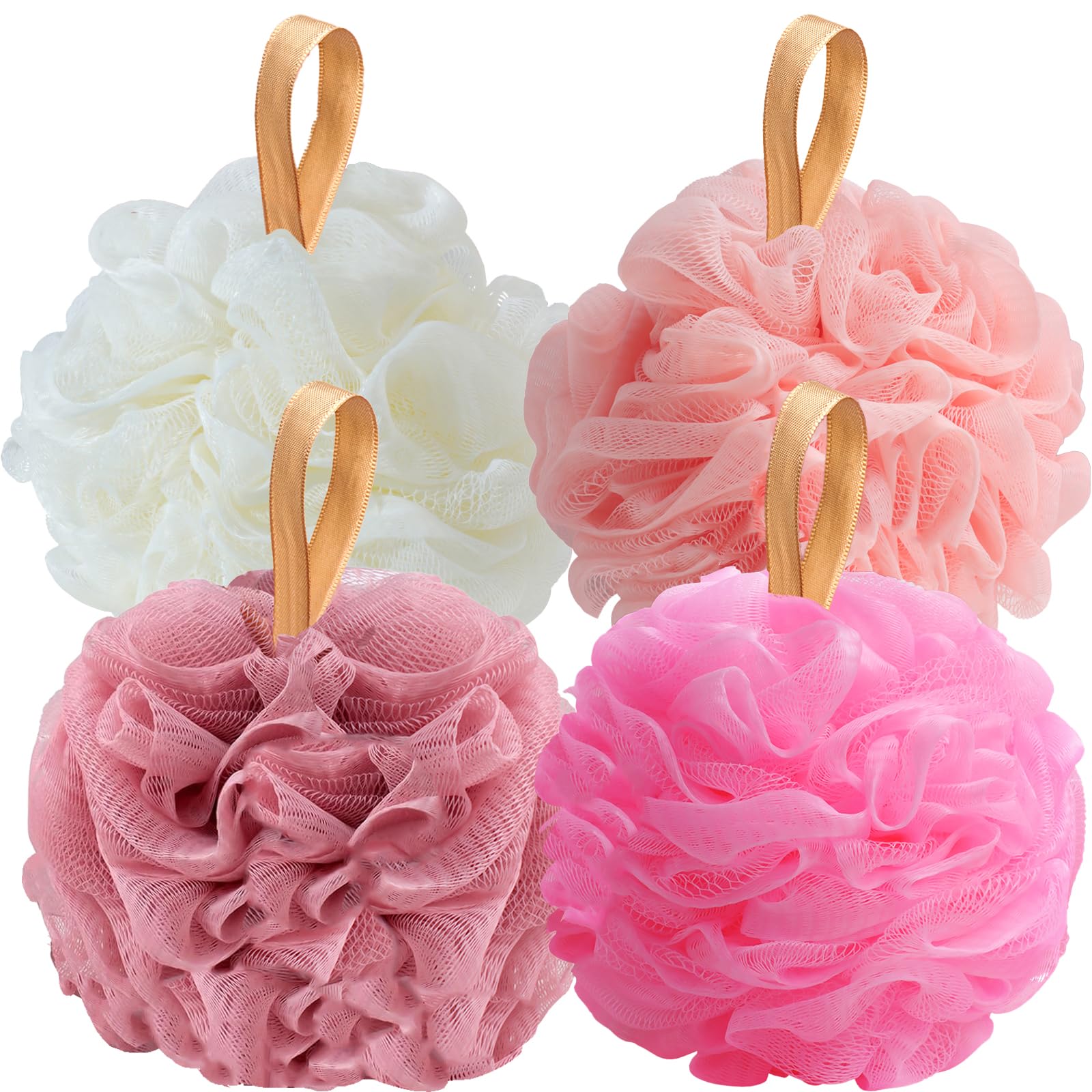 Fishent Loofah - 4 Pack Body Scrubber -10