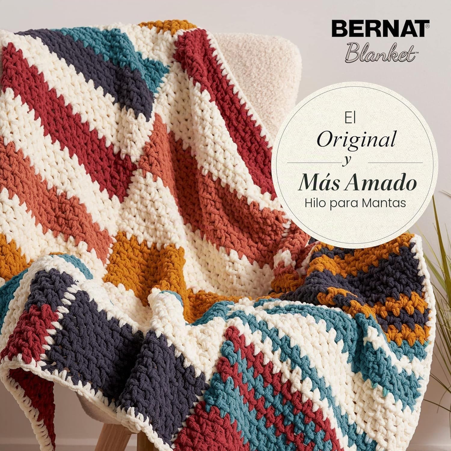 Bernat Manta de hilo BB, verde brumoso