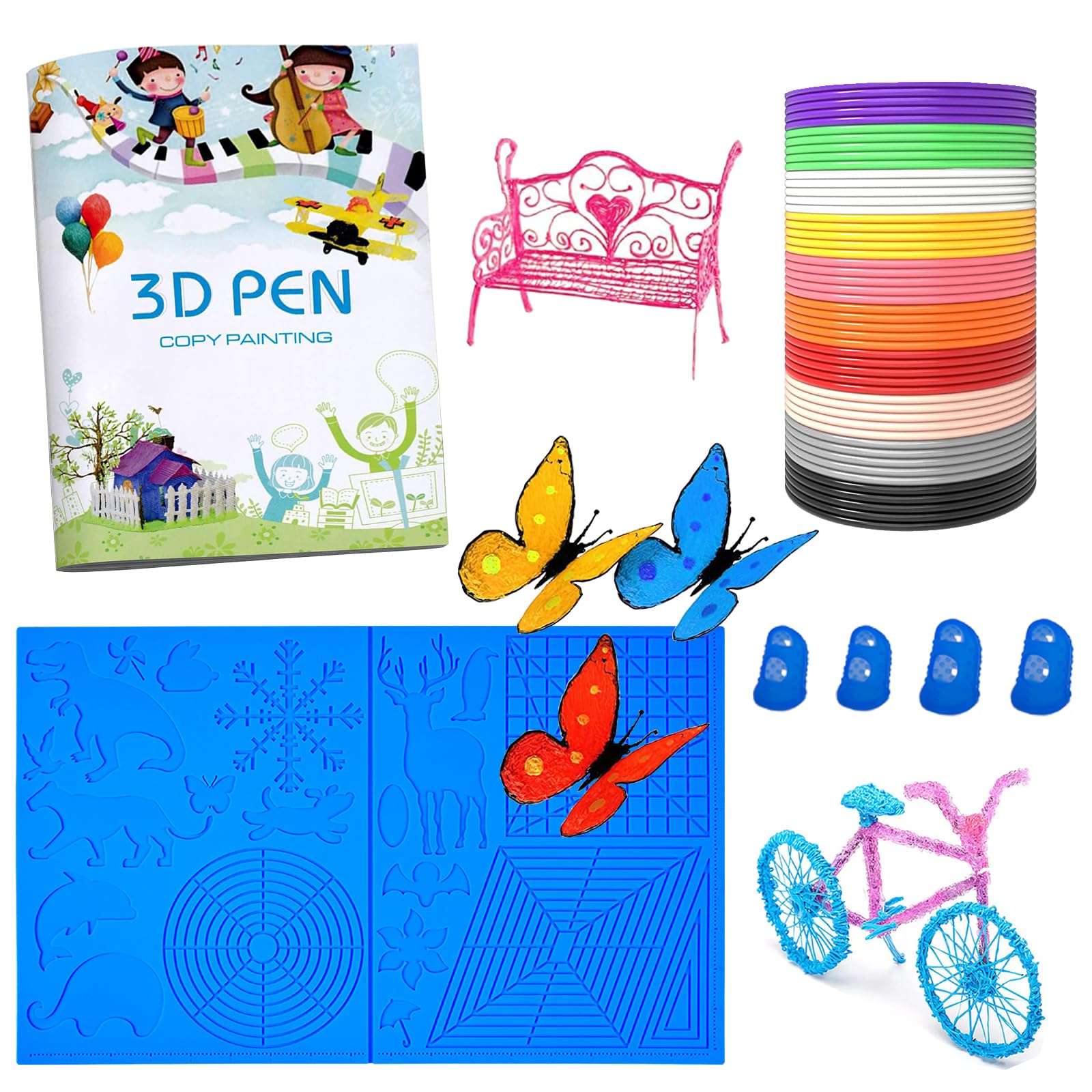 AQTAQ 3D Pen Mat, Blue