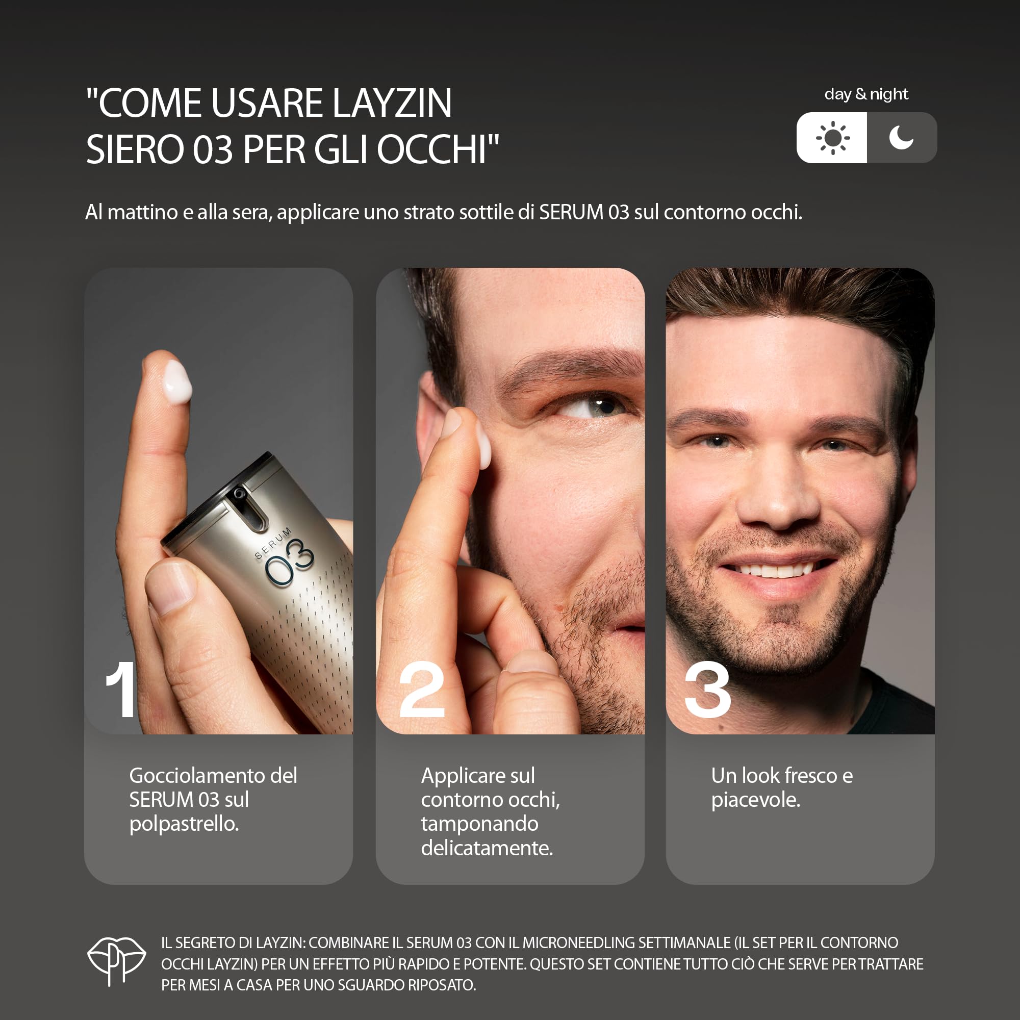 Siero Occhi SERUM 03 contro Occhiaie & Borse – Cura Occhi con Complesso Brevettato REGU-AGE® – Riduce Rughe, Iperpigmentazione & Ritenzione Idrica – Caffeina, Antiossidanti & Complesso Vegetale