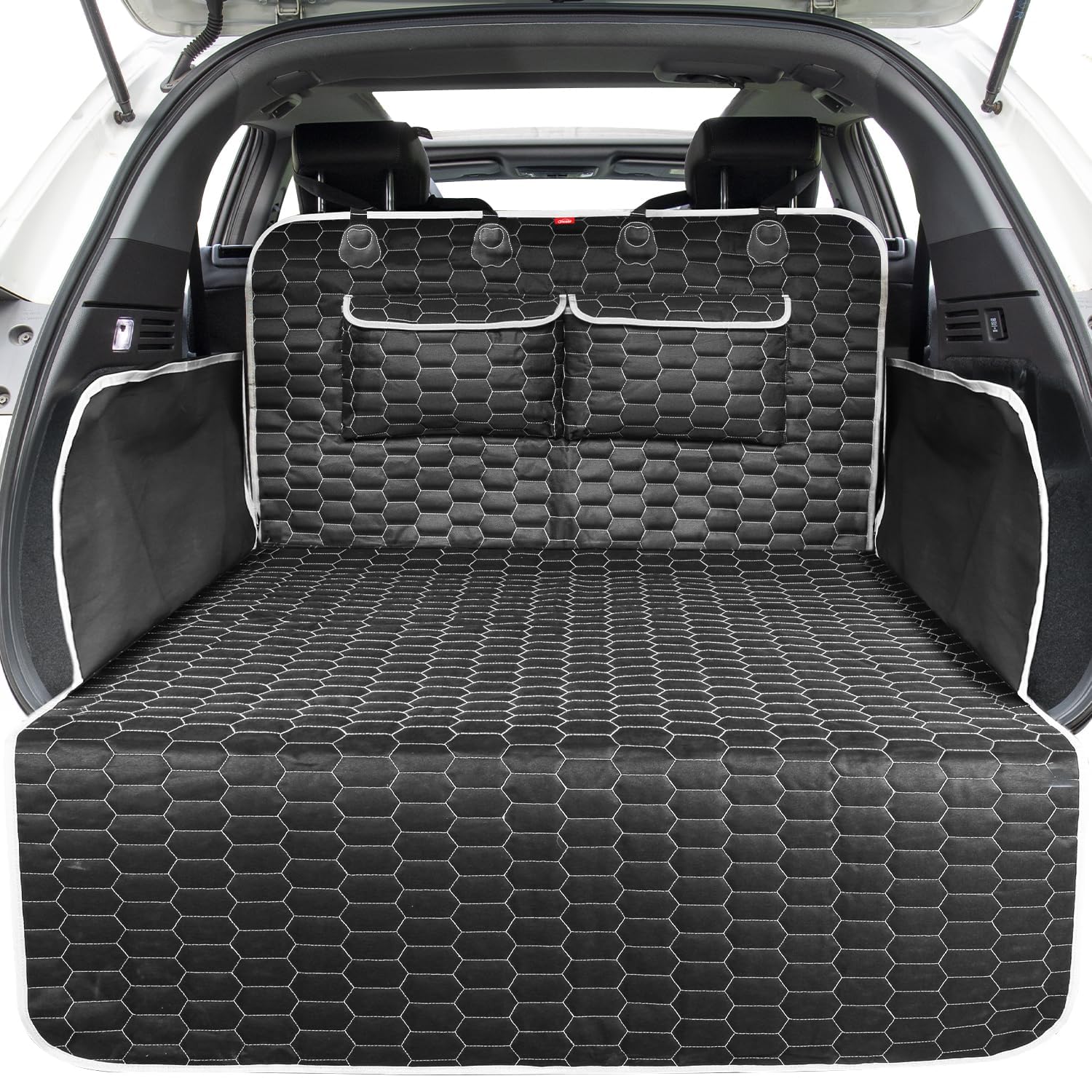 Woniyal Dog Car Boot Liner for Mercedes Benz M-Class W166 ML 300 320 350 400 4MATIC 2012-2016, Car Cargo Liner for Dogs Pet Trunk Cover Boot Protector Scratchproof Non Slip Oxford Cloth Fabric