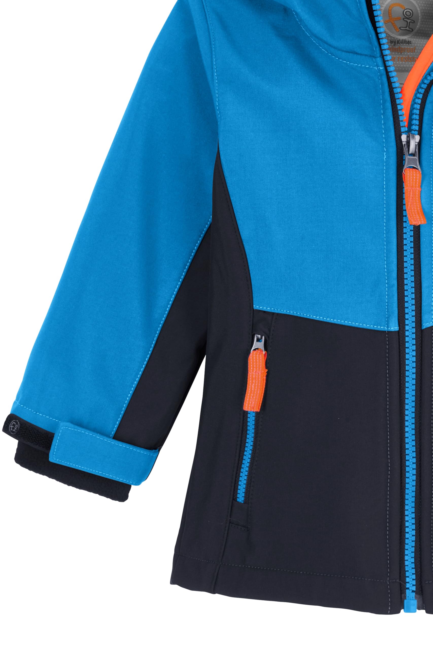 first instinct by killtec Fiow 5 Mns Sftshll Jckt Veste softshell/veste outdoor avec capuche Mixte bébé