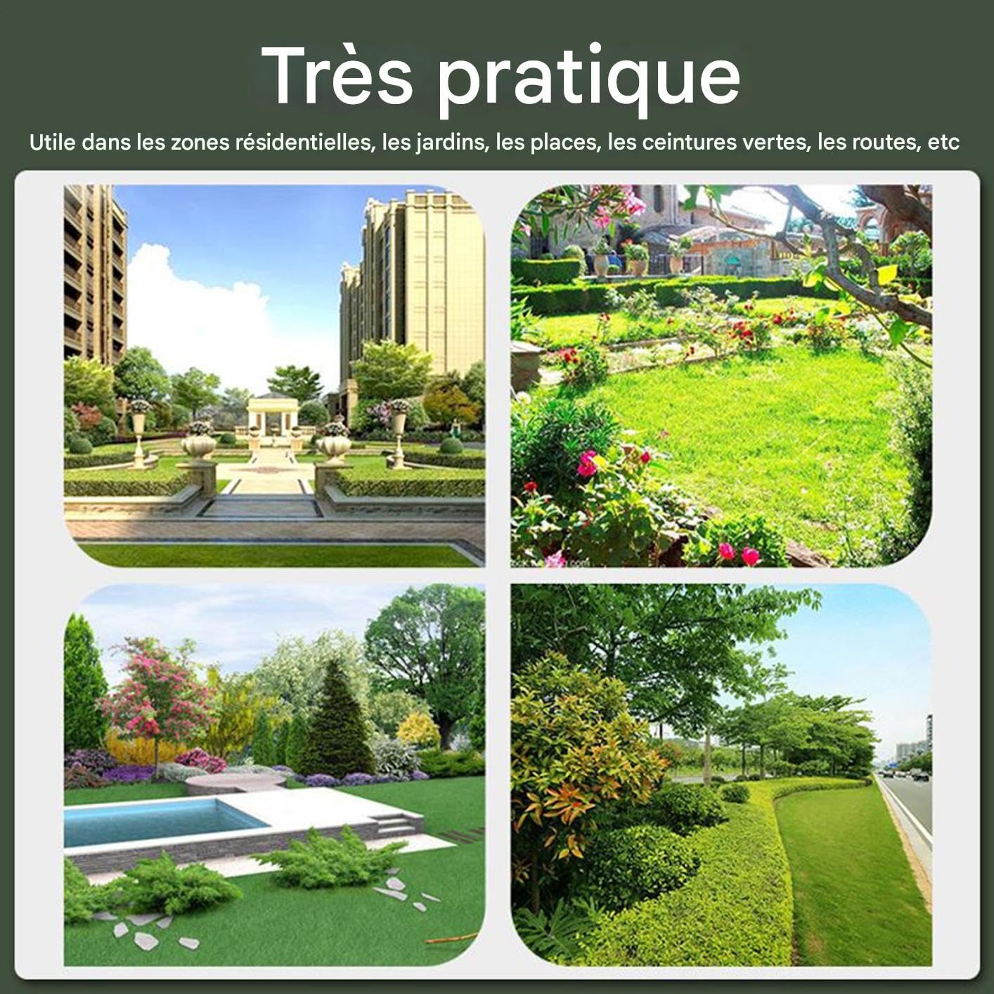 Bordure Paysagère Clôtures en Blocs De Métal Ondulé