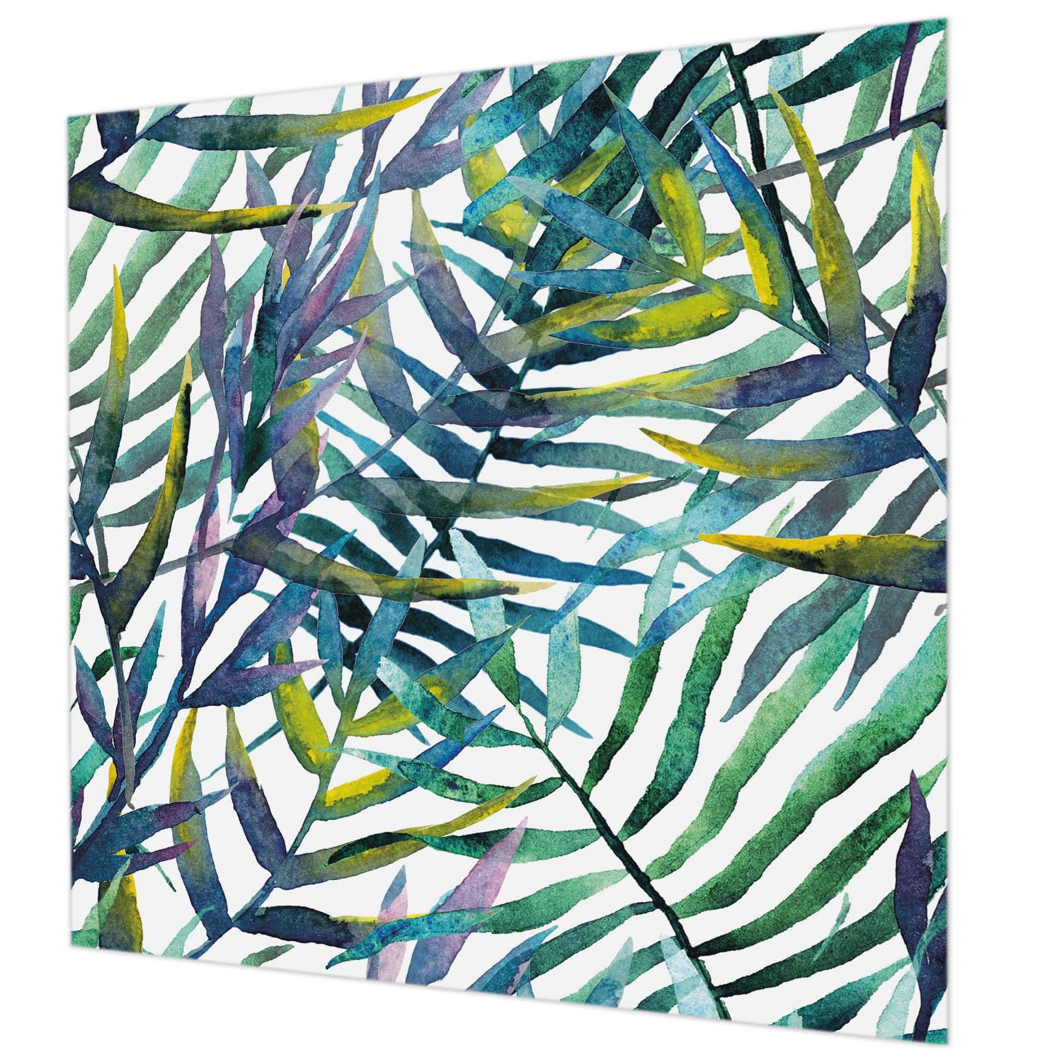 Papier peint mural intissé végétation exotique Tulup 250x250 cm pour salon et chambre