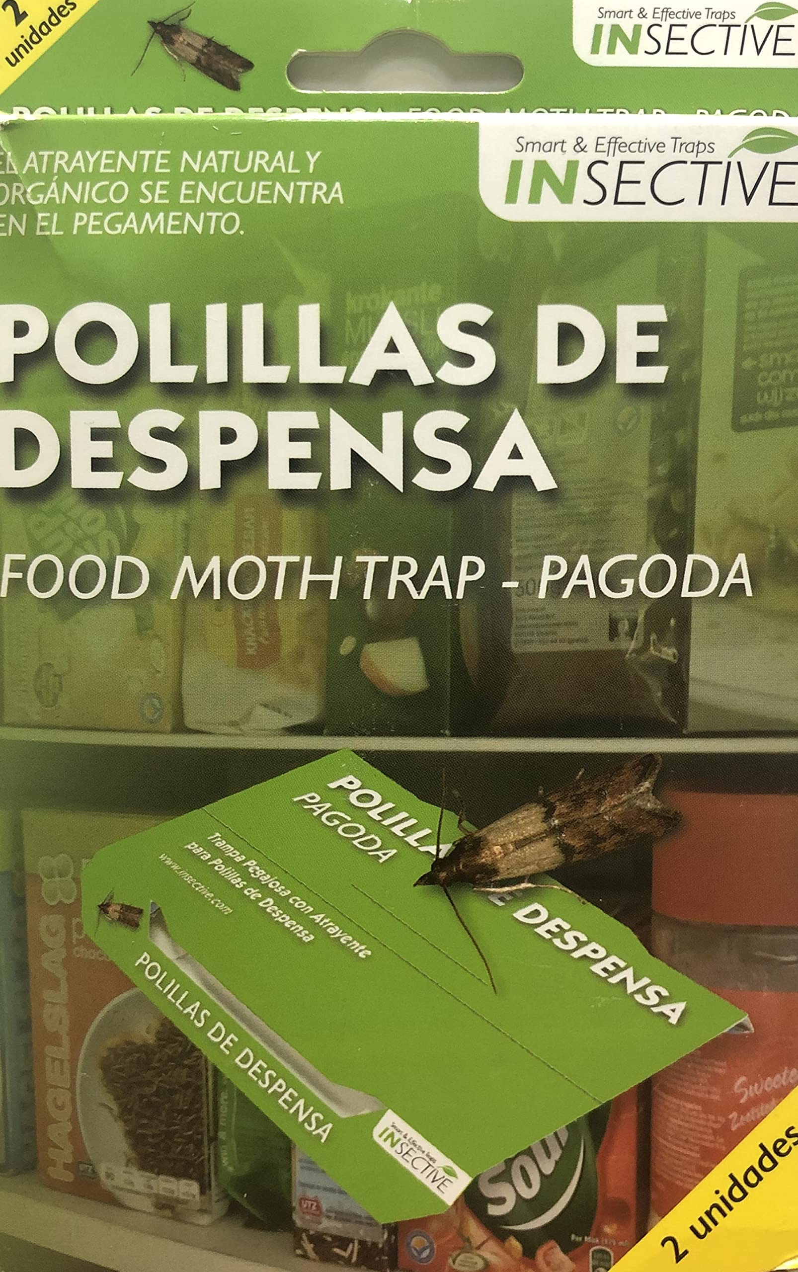 Food Moth Trap, 2 pcs pack