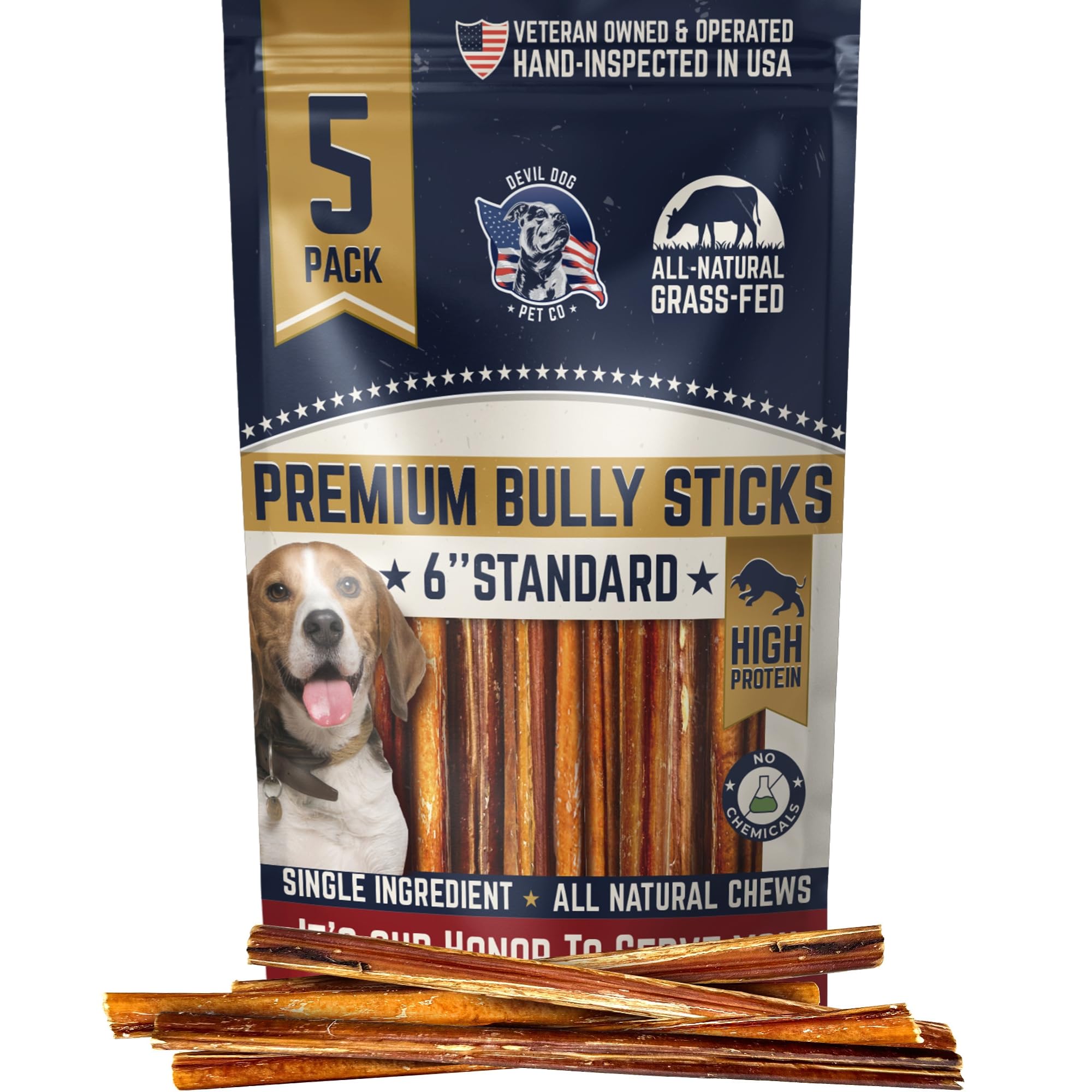 Devil Dog Pet Co Bully Sticks