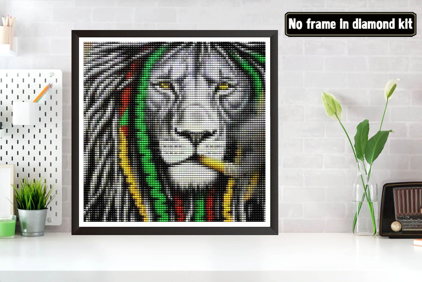 Bimkole DIY 5D Grande Diamond Painting Kit Completo Fai da Te