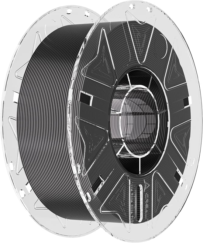 Filamento Creality Hyper PLA de 1,75 mm, filamento de impresora 3D RFID PLA para alta velocidad 30-600 mm/s, 1 kg (2,2 libras)/soporte de filamento de carrete CFS, se adapta a K2 Plus Combo y la mayoría de las impresoras 3D (negro)