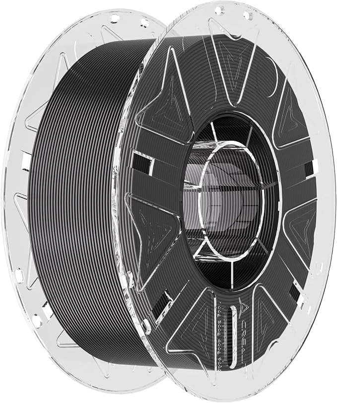 Creality Hyper PLA Filament 1.75mm, RFID 3D Printer Filament PLA for High Speed 30-600mm/s, 1kg(2.2lbs)/Spool Filament Support CFS, Fits for K2 Plus Combo and Most 3D Printers (Black)