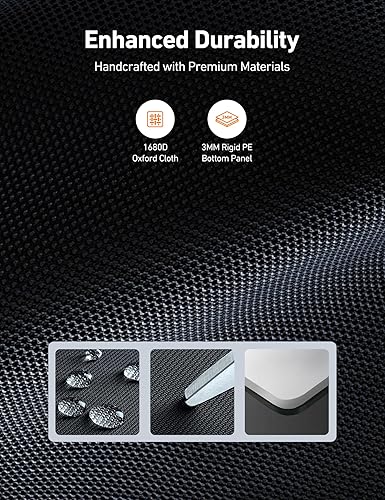 Miniatura 3 de AstroAI Organizador de maletero de coche grande para SUV, camión, camioneta, organizador plegable para maletero caja de almacenamiento portátil con