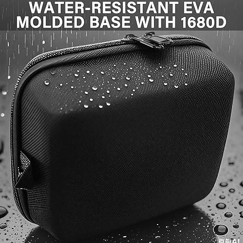 Miniatura 3 de HAUTMEC Juego organizador de herramientas utilitarias, 2 piezas de estuche de almacenamiento duro portátil de EVA con ventana superior transparente,