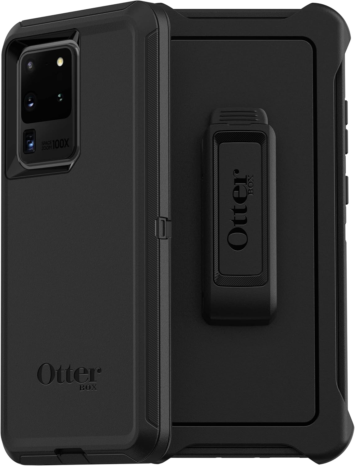 OtterBox Defender Screenless Series Case for Samsung Galaxy S20 Ultra & S20 Ultra 5G (NOT S20/Plus/FE) Non-Retail Packaging - Black