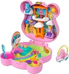 Polly Pocket x Care Bears Dolls & Playset with Toy Car and Themed Accessories, Travel Toy, Partnership Compact