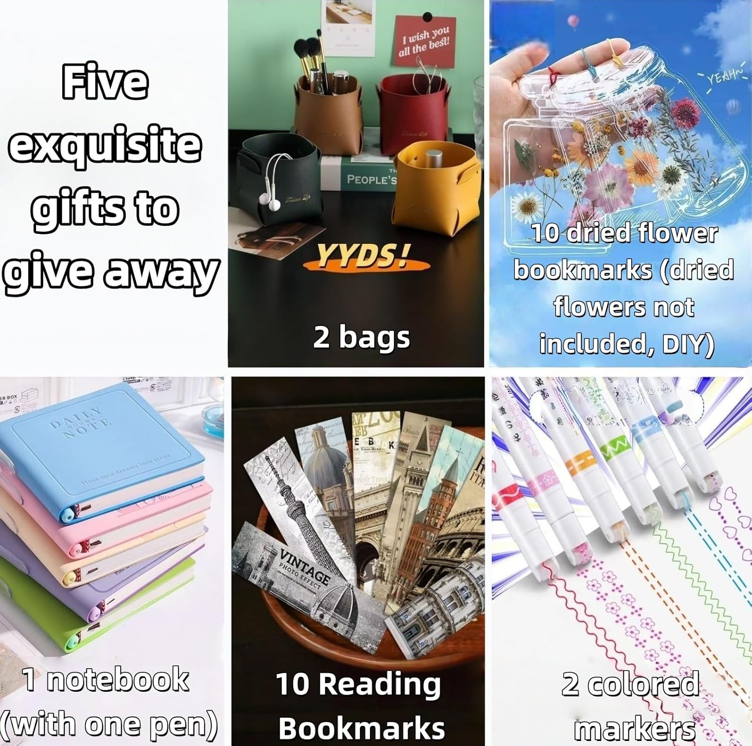 Solid Wood Revolving Bookcase with Wheels, Solid Wood 6-Tier Round Bookshelf, 360° Wooden Rotating Book Tower, Narrow Rolling Vertical Display Storage Rack (Natural Color, 6 Tier, 78" H)