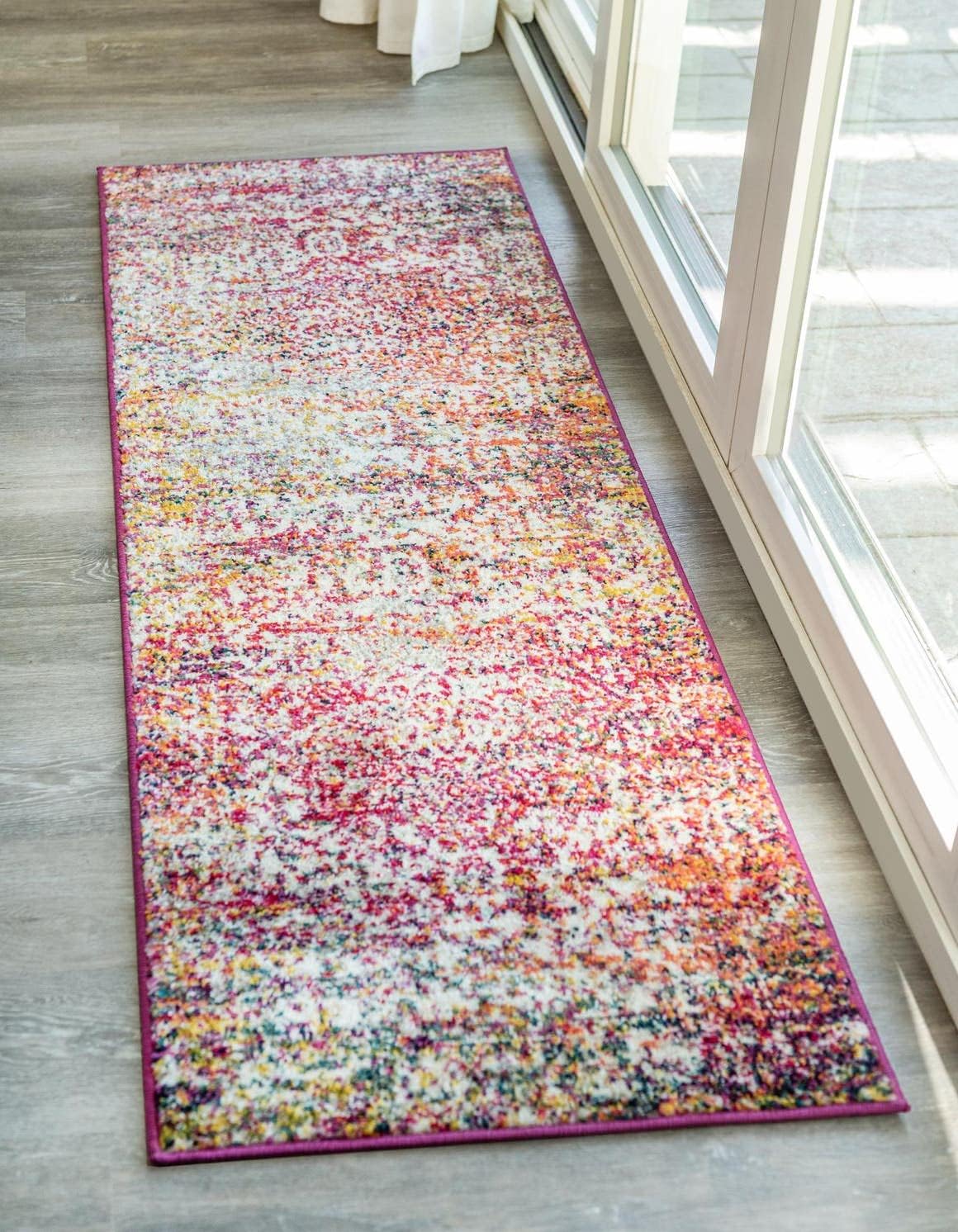 Unique Loom Richmond Collection Area Rug - Medallion (2' x 4' 1" Runner, Multi/ Black)