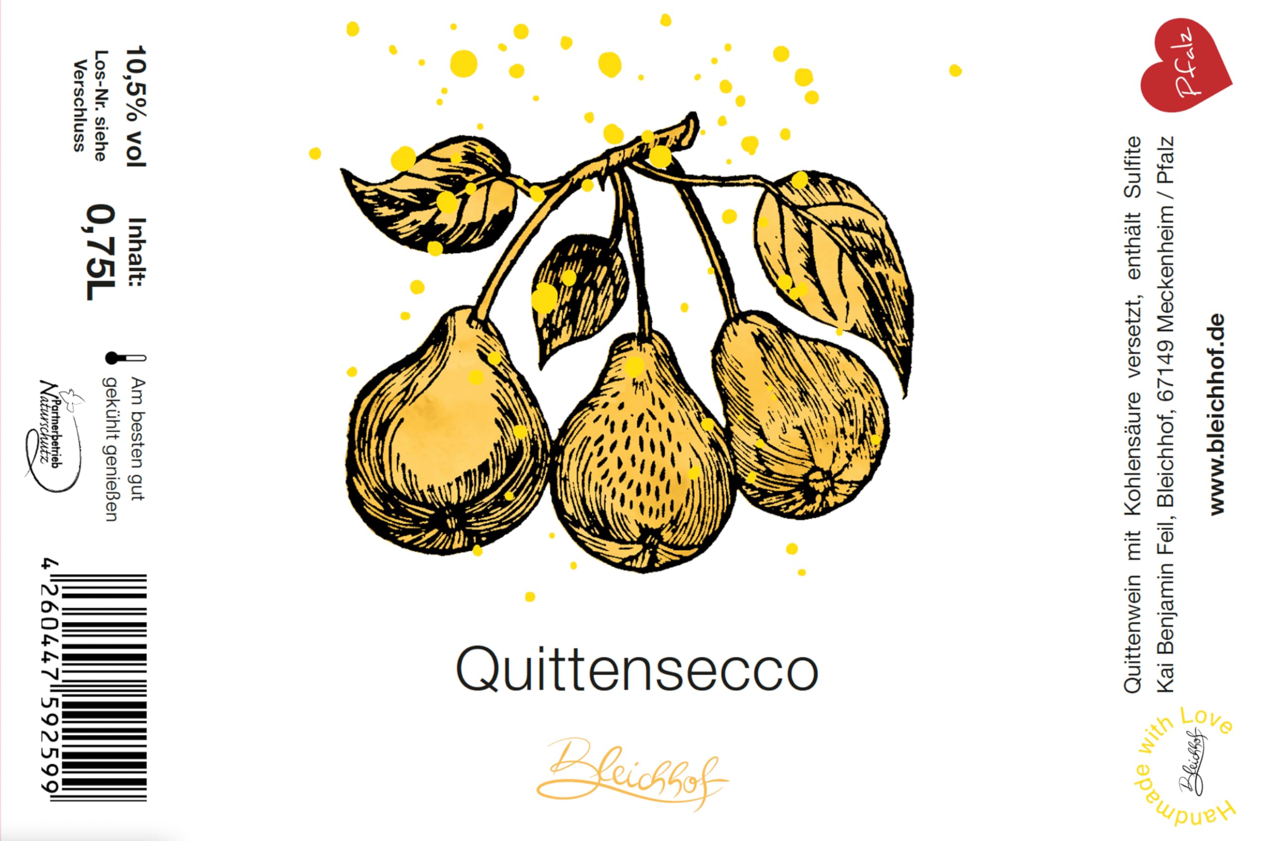 BLEICHHOF® Quittensecco 10,5% vol. (6x 0,75l)