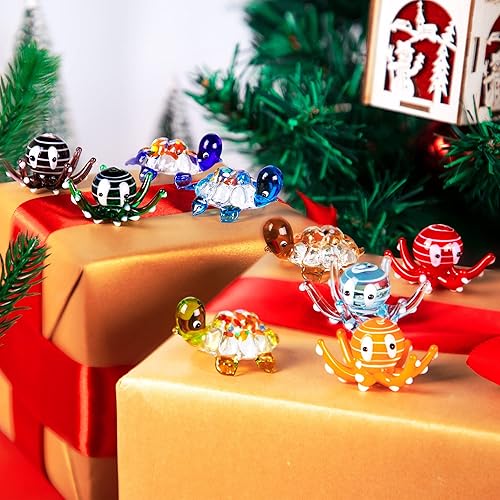 Miniatura 8 de H&D HYALINE & DORA Estatua de decoración de figuras de cristal, escultura de animal transparente, decoración del hogar, animales de cristal, figura